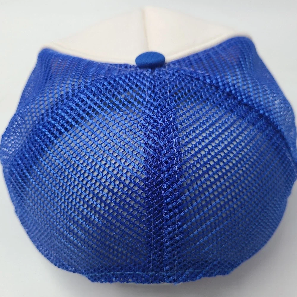Vintage Youth Trucker Hat Snapback Mesh Blue Queen‎ Mary Spruce Goose Long Beach